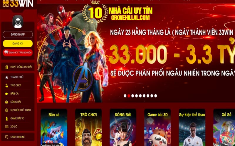 33win tặng 33k